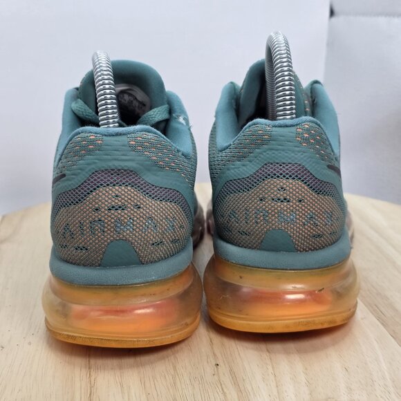 Women's Size 7 - NIKE AIR MAX Jade Glaze-Black-Atomic Orange - Picture 6 of 9